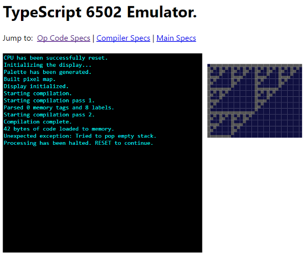 T6502 Emulator