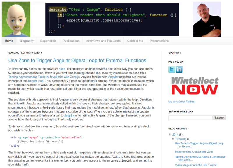 C#er : IMage with a JavaScript (Jasmine) Test in 2014