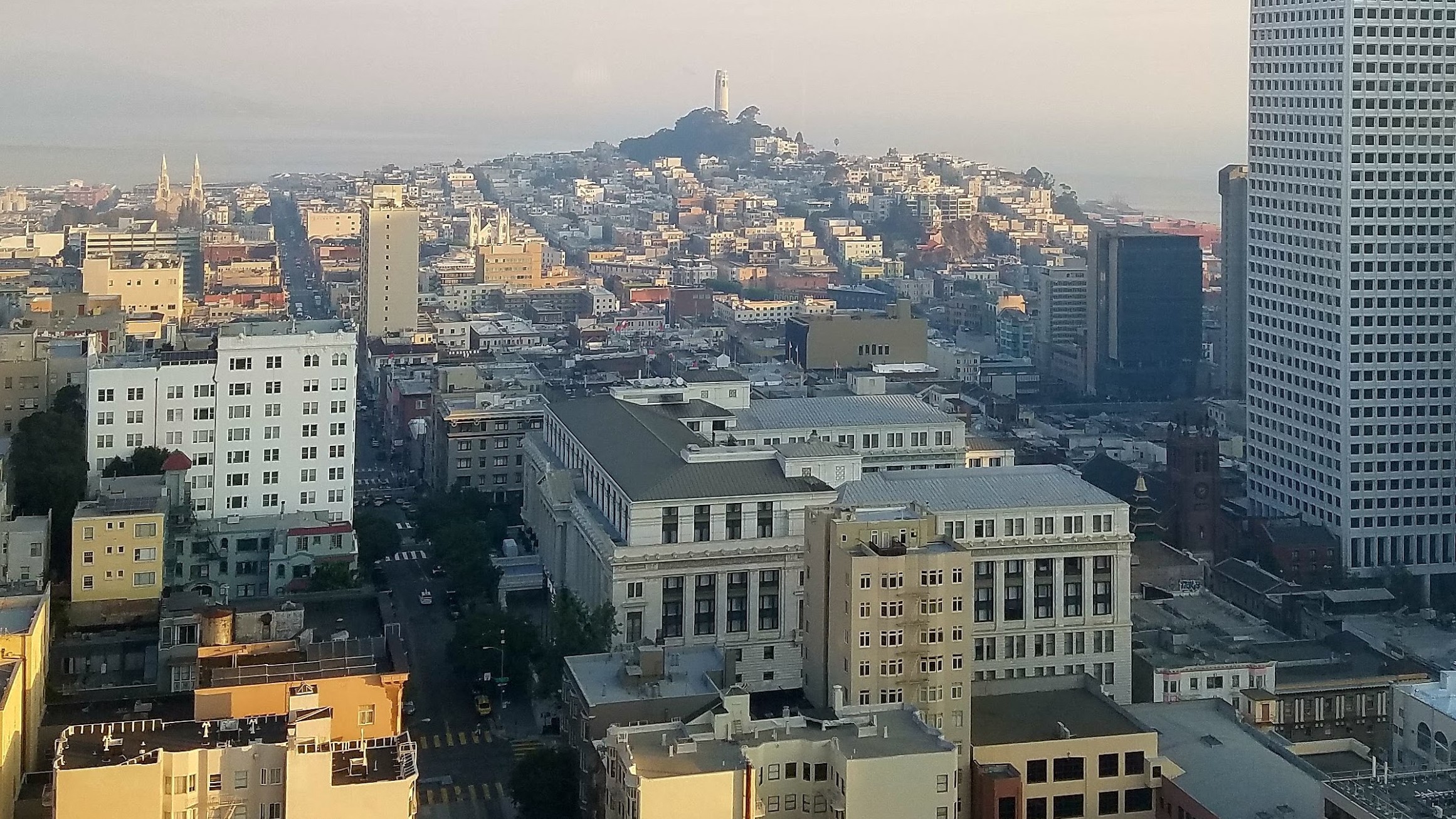 San Francisco, looking from Union Square, October 2017