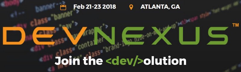 DevNexus banner for 2018